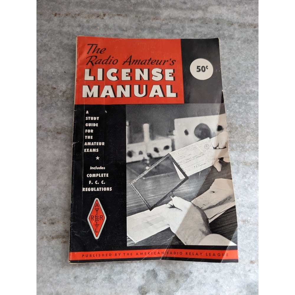 1967 ARRL Radio Amateur's License Manual Ham Radio Study Guide Vintage FCC